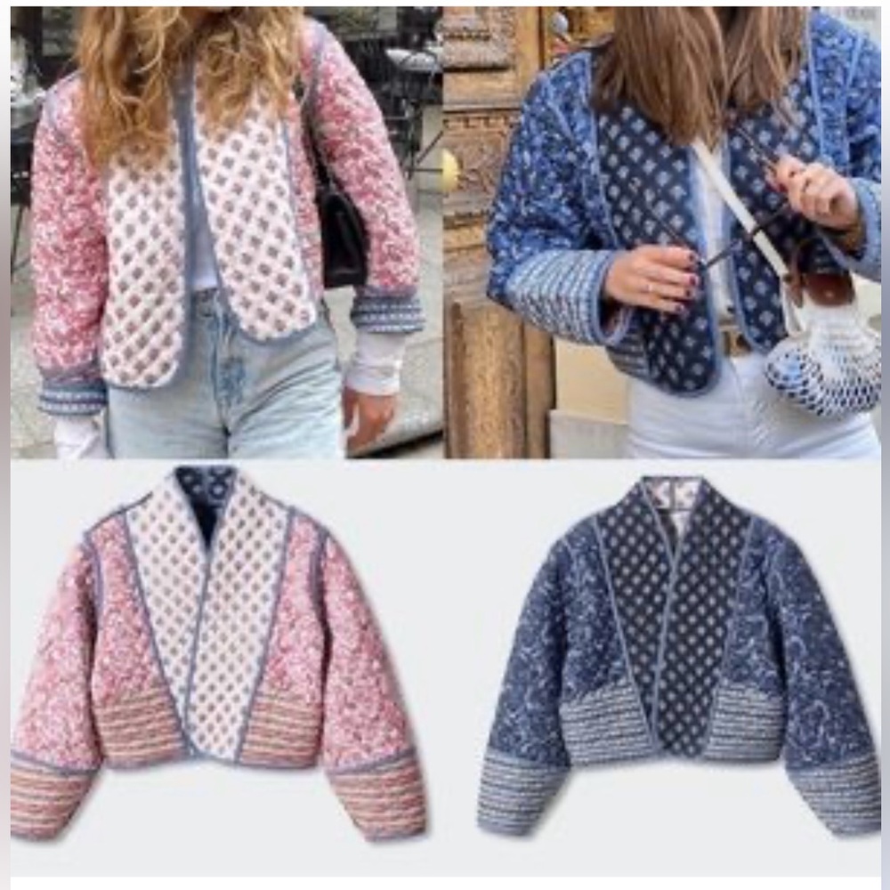 Final Price: Mango Quilted Reversible Jacket